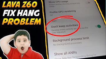 How to fix hanging problem in lava z60 in 2021 || lava z60 hang problem solution