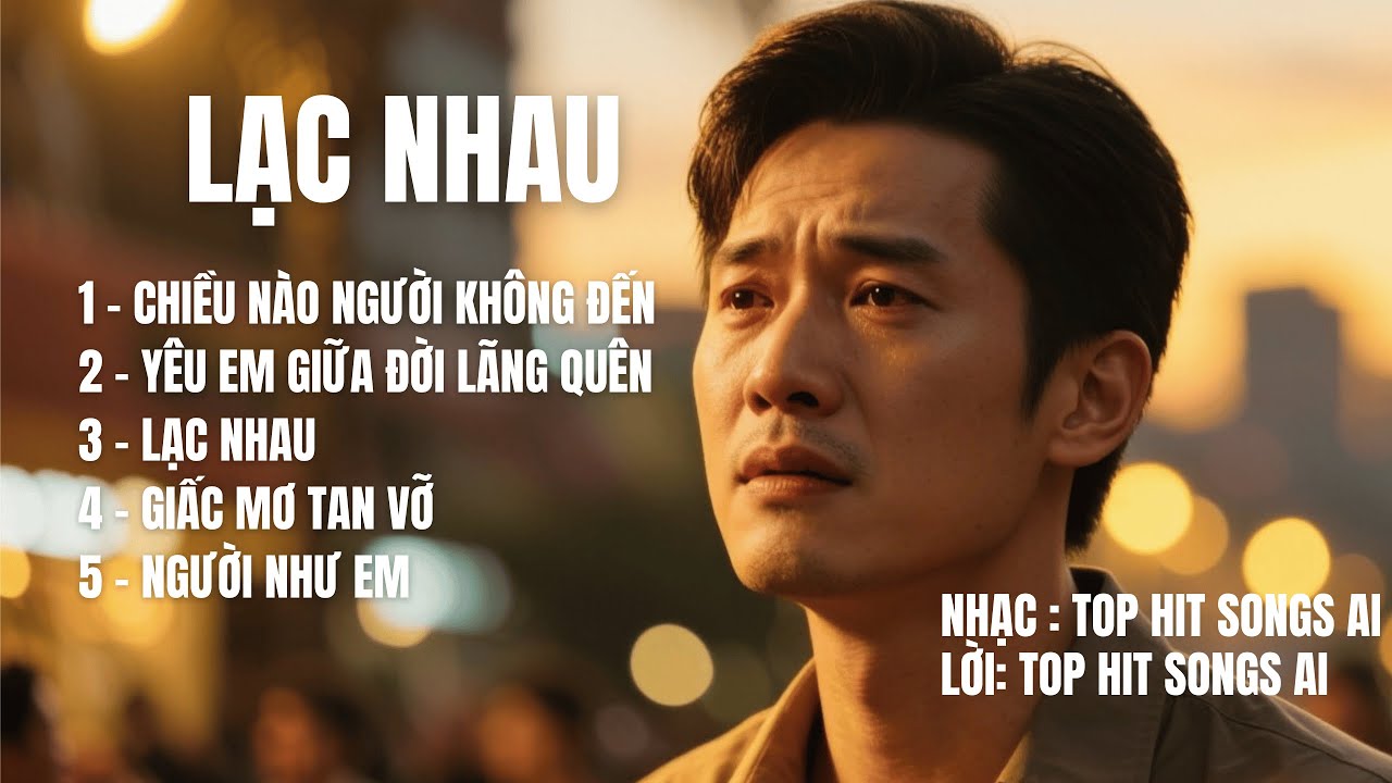 LẠC NHAU | Album ballad đặc biệt, tập hợp 5 ca khúc buồn da diết | TOP HIT SONGS AI