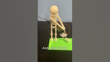 Robotic 3D Printed Golfer!  #3dprinting #robotics