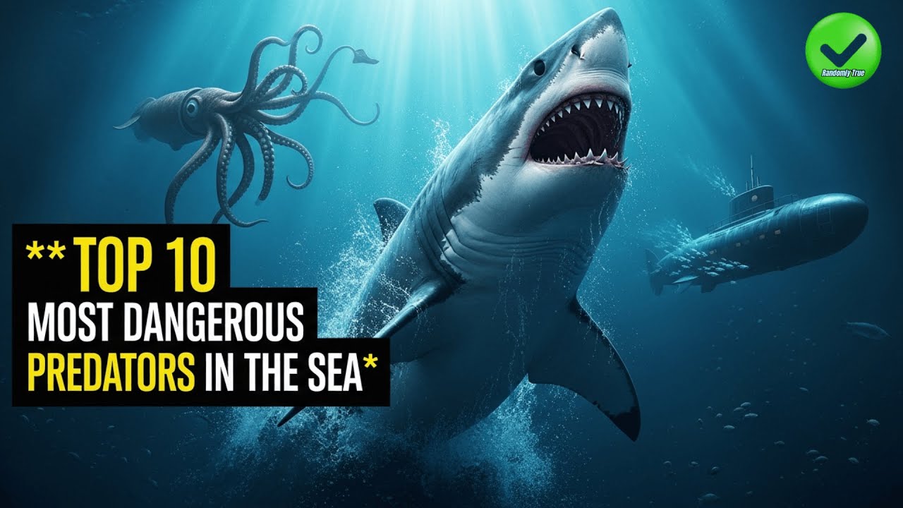 НЕ плавайте здесь: самые опасные хищники океана