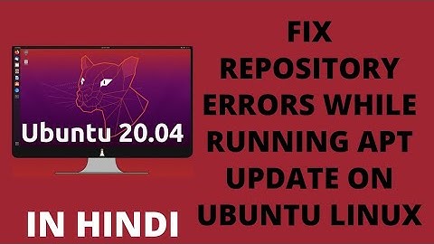How to Fix Repository Errors While Running apt update on Ubuntu Linux with 3 Methods (Hindi)