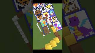 Satisfying Sand Art In Minecraft ! making Ship Pixel Art #shorts #minecraft #gaming