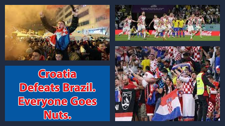 Croatia Defeats Brazil. Everyone Goes Nuts.  (Fan Reactions)