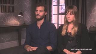 Jamie Dornan and Dakota Johnson Interview - Fifty Shades of Grey