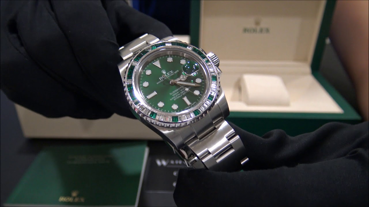 rolex submariner hulk diamond