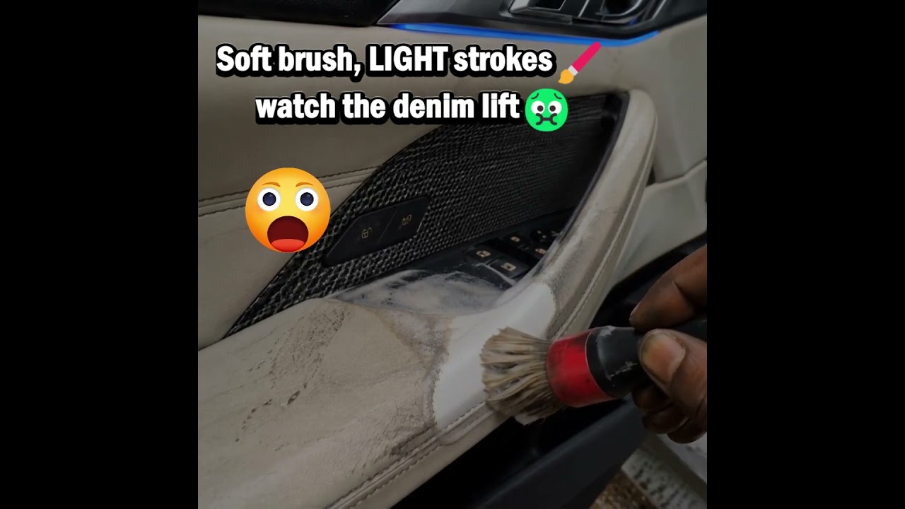 Cleaning and conditioning leather seats