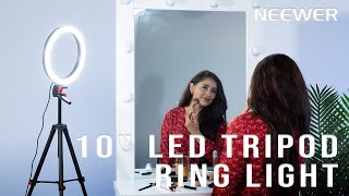 Neewer 10" LED Ring Light with Tripod | Neewer Content Creation