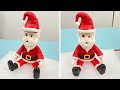 Very Easy Santa Claus Cake Topper That Anybody Can Make at Home