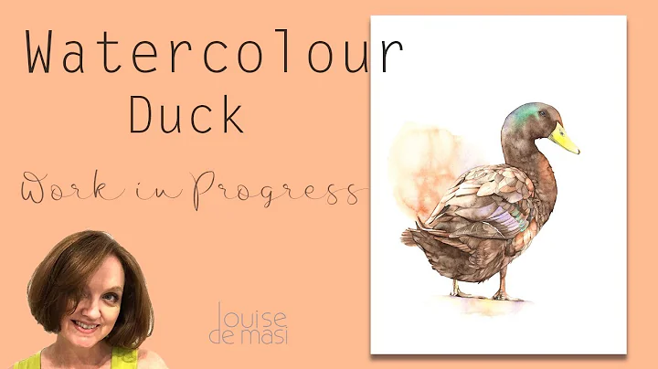 Watercolor Duck - Work in Progress - Louise De Masi