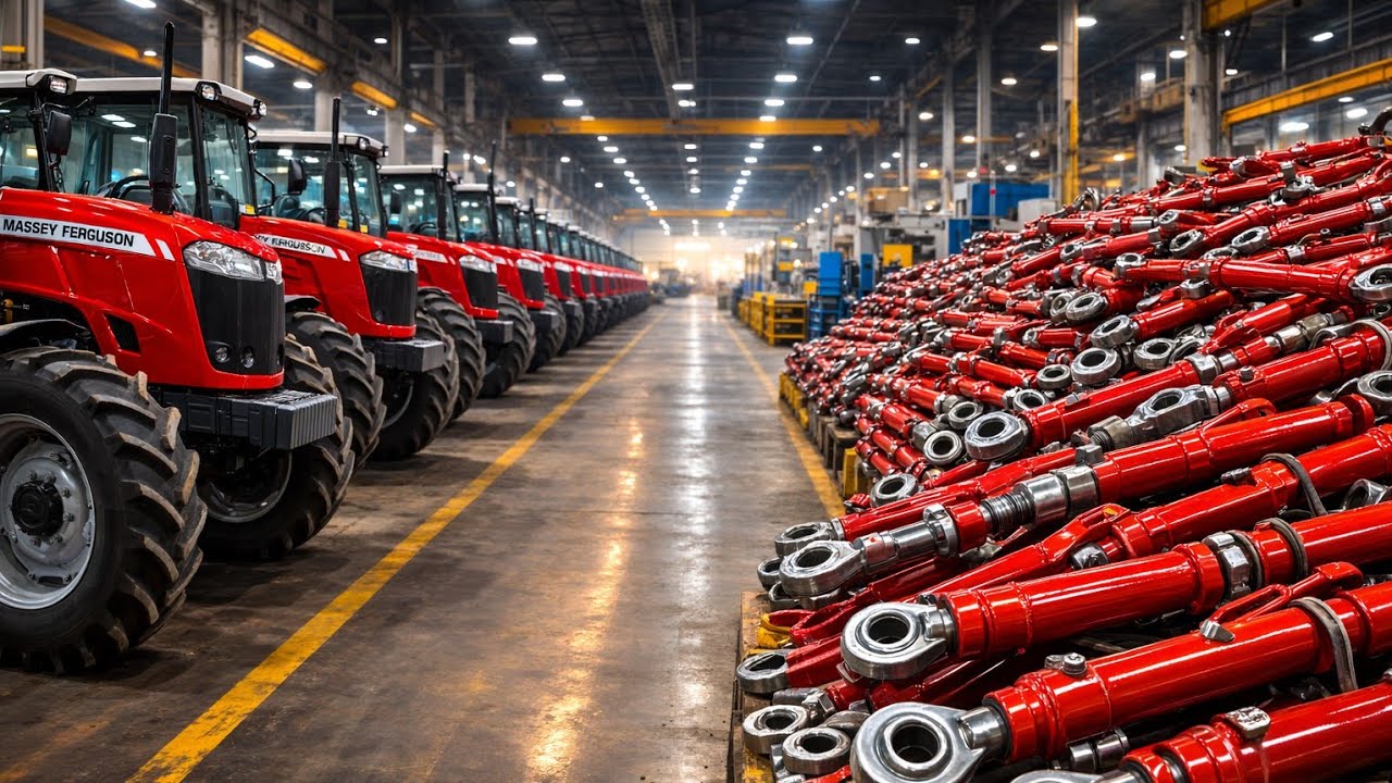 Fabulous Process Of Making Tractor Top Links In A Mega Factory - YouTube