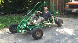 painting the off road go kart part 2