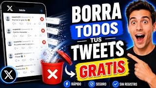 Cómo borrar todos tus tweets de Twitter GRATIS (2026)