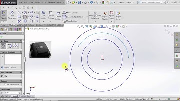 SOLIDWORKS Tutorial: Sketching circles, arcs, and ellipses