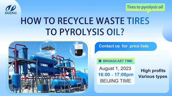 How to recycle waste tires into pyrolysis oil/tire derived fuel?
