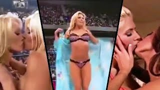 WWE TNA Lesbian Moments - WWE Lesbian Girl Moments