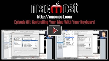 Controlling Your Mac With Your Keyboard (MacMost Now 811)