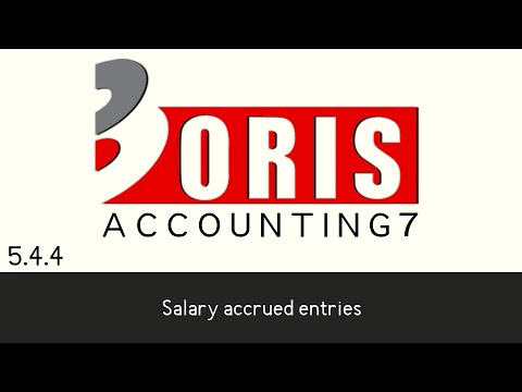 Oris Accounting 7 - Salary accrued entries (5.4.4)