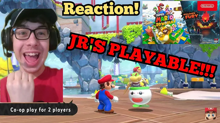 BOWSER JR'S PLAYABLE!!! || Super Mario 3D World + Bowser's Fury - Overview Trailer Reaction!