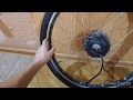 Наклеил светоотражающую наклейку на колесо велосипеда (Алиэкспресс Распаковка Лента Aliexpress)