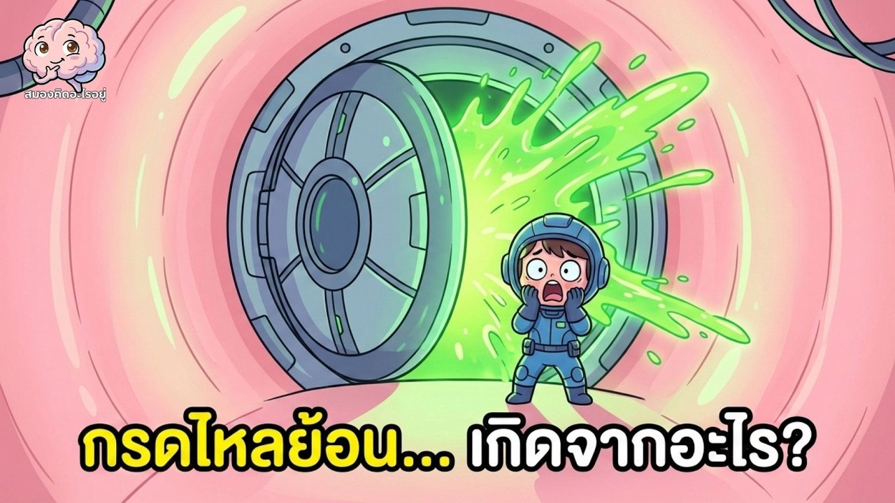 กรดไหลย้อนเกิดจากอะไร? มาดูข้างในกันว่าเป็นยังไง | สมองคิดอะไรอยู่