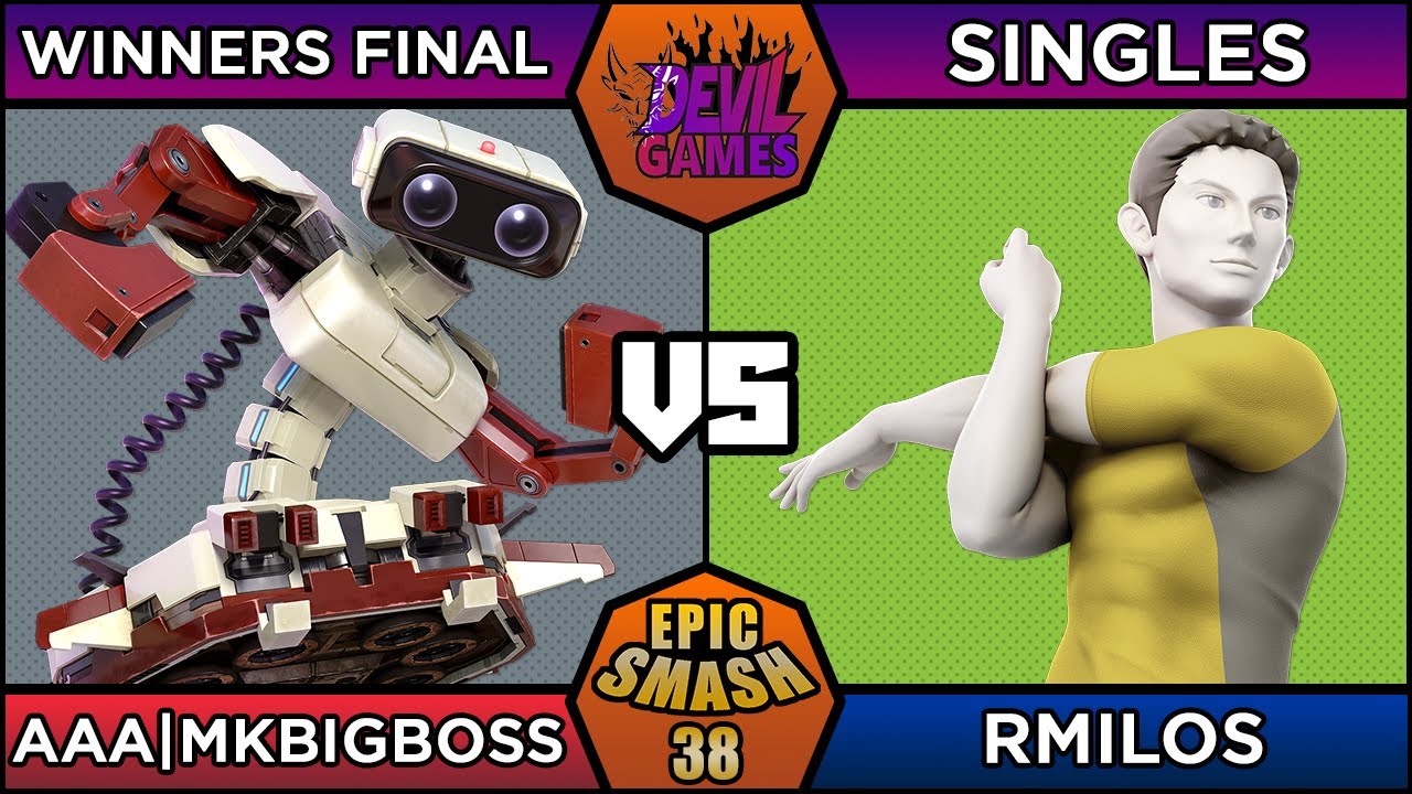 Epic Smash #38 (Singles): AAA|MKBigBoss vs RMilos - Winners Final - YouTube