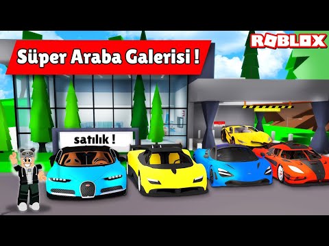 Brookhaven'da Lüks Araba Galerisi Kurduk! - İçeriye Bakın! !! Roblox