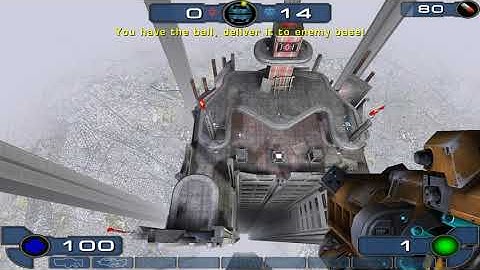 Unreal Tournament 2003 - Instant Action - Bombing Run - BR-Skyline