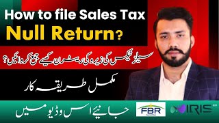 Information File Zero Sales Tax Return in 2024 | Null Sales Tax Return | Iris 2.0 Update