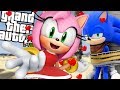 SONIC THE HEDGEHOG brings back AMY ROSE MOD (GTA 5 PC Mods Gameplay)