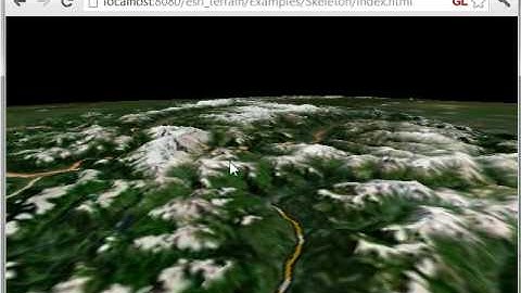 WebGL Terrain Rendering with Cesium