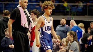 U20 Ukko Korhonen (Fin) Vs Dustin Snider (Usa) 55Kg. Greco - R Boys Youth Wrestling Tournament. B - Cam