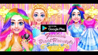 Chic Girls Fashion Braid Hairs Saloon Easy Step by Step Crazy Dress Up and Makeup games for Girls! screenshot 4