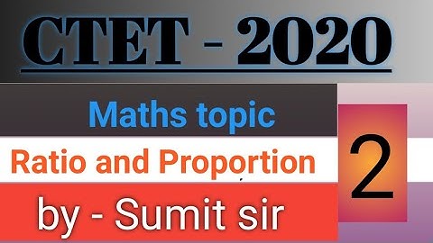 Ratio and proportion part 2 / Maths by Sumit sir / success hub academy
