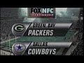 1995 NFC Championship Packers vs Cowboys Highlights (Fox intro)