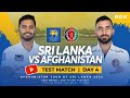 🔴 LIVE | Test - Day 4 | Afghanistan tour of Sri Lanka 2024 image