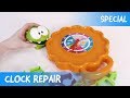 Clock repair with om nom cut the rope