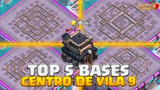 Top 5 Melhores Bases Cv9 Th9 De 2025 Novembro Guerra, Farm E Batalha Ranqueada Clash Of Clans