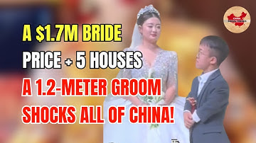A $1.7 million bride price + 5 houses — a 1.2-meter groom shocks all of China!