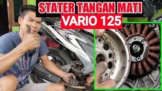 PENYEBAB STATER TANGAN HONDA VIRAL VARIO 125 MATI kita ulas bersama AGM Channel