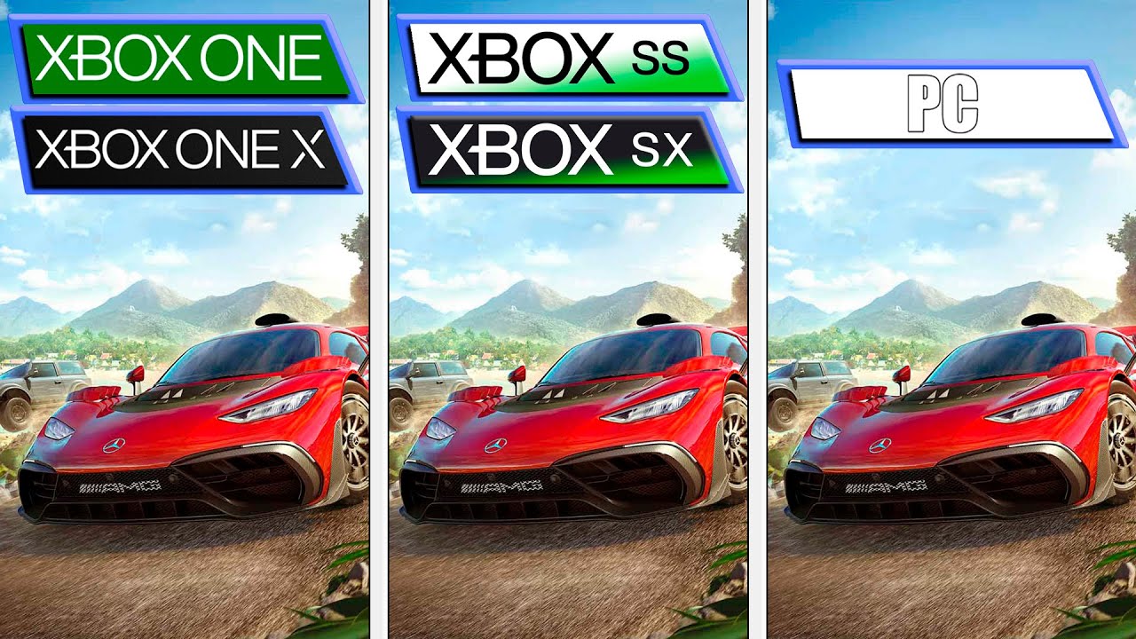 Forza Horizon 5 | Xbox One S/X - Xbox Series S/X - PC | Graphics Comparison & FPS