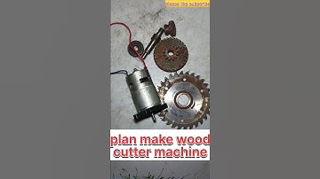 how to make wood cutter machine using 775 DC motor ll #shorts
