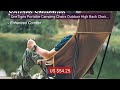 OneTigris Portable Camping Chairs Outdoor High Back Chair For Fishi... — Top Rated 2026 | Buy Now!