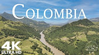 FLYING OVER COLOMBIA – расслабляющая музыка и красивые видеоролики о природе – 4K видео UltraHD