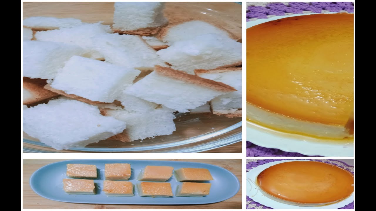 Bread pudding।।Caramel bread pudding YouTube