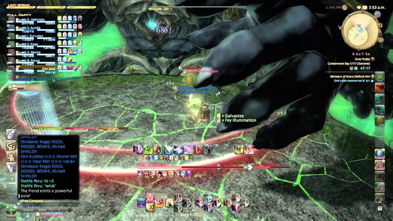 Ffxiv Seph ex sch wipe