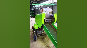 Fully automatic silage baling and wrapping machine, used to store silage for long-term storage