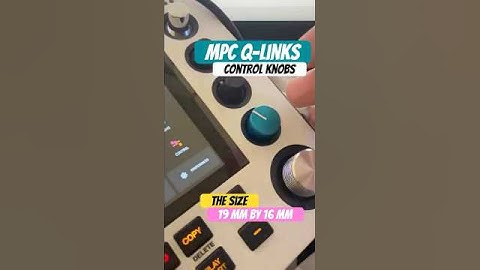 Customize your MPC with Aluminum Control knobs! The size I used was 19mm by 16mm #mpc #oo5dynasty