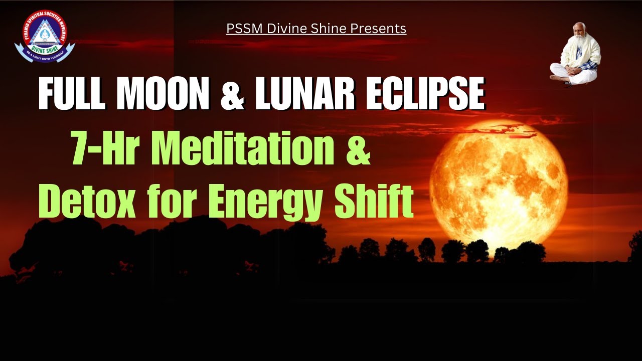Full Moon & Lunar Eclipse : 7 Hr Meditation - YouTube