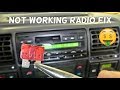 HOW TO FIX NOT WORKING RADIO | RADIO DOES NOT TURN ON