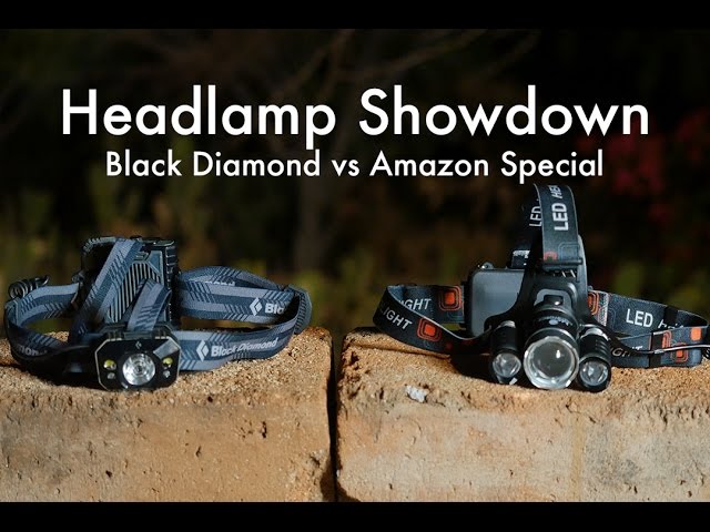 Headlamp Showdown Black Diamond Icon Vs Amazon Special Youtube